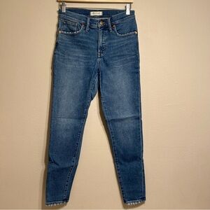 Madewell 9" High-Rise Skinny Jeans in‎ Medium Wash Size 29